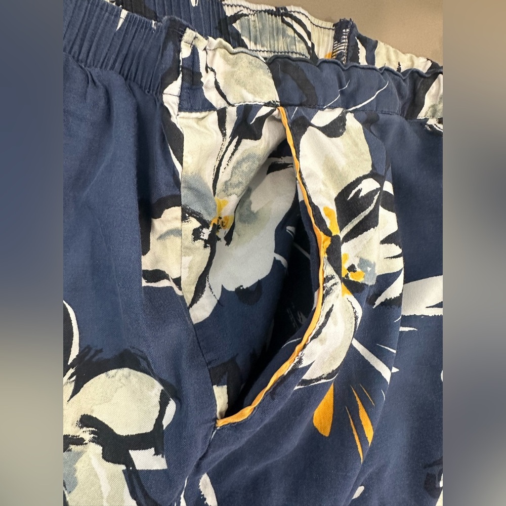 Cyberjammies Floral Pajama Set Navy Floral Size M - Picture 11 of 11